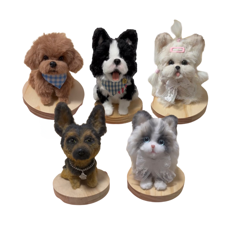 TwistPaws Custom Pet Figurine - Handcrafted DIY Dog & Cat Pipe Cleaner Miniature