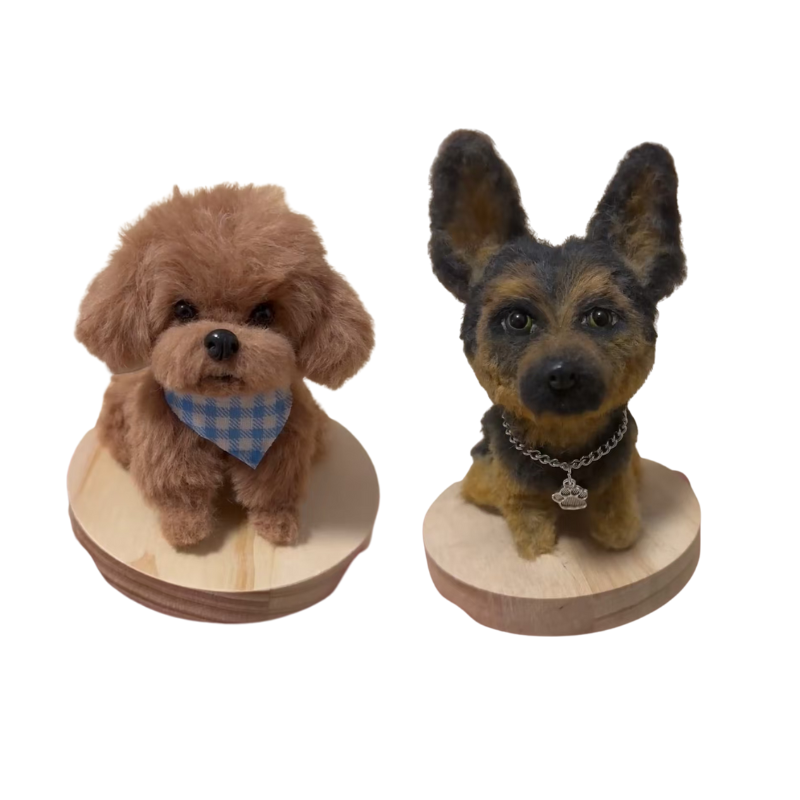 TwistPaws Custom Pet Figurine - Handcrafted DIY Dog & Cat Pipe Cleaner Miniature-German